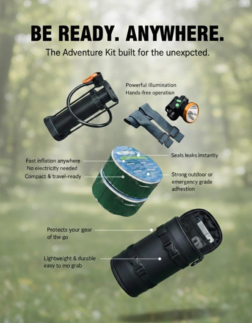 Tube de survie 3 en 1 (Aventure • Moto • Survivor) – Image 2